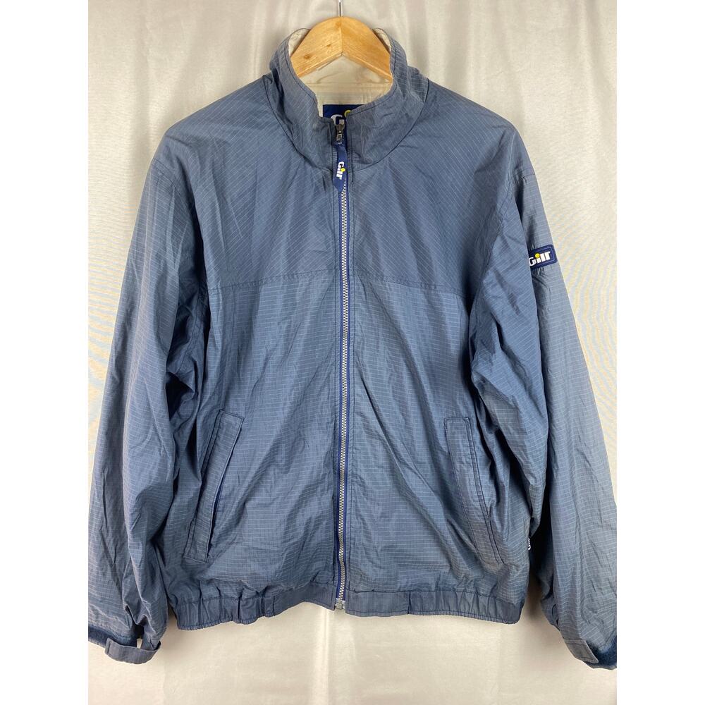 Vintage Gill Windbreaker Jacket Full Zip Men’s sz Medium M Navy Sailing